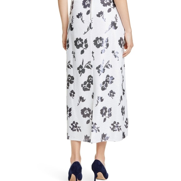 Sequin Floral Midi Dress - Picture 4 of 5